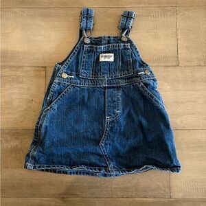 OshKosh B'gosh Classic Blue Kids Overall Dress